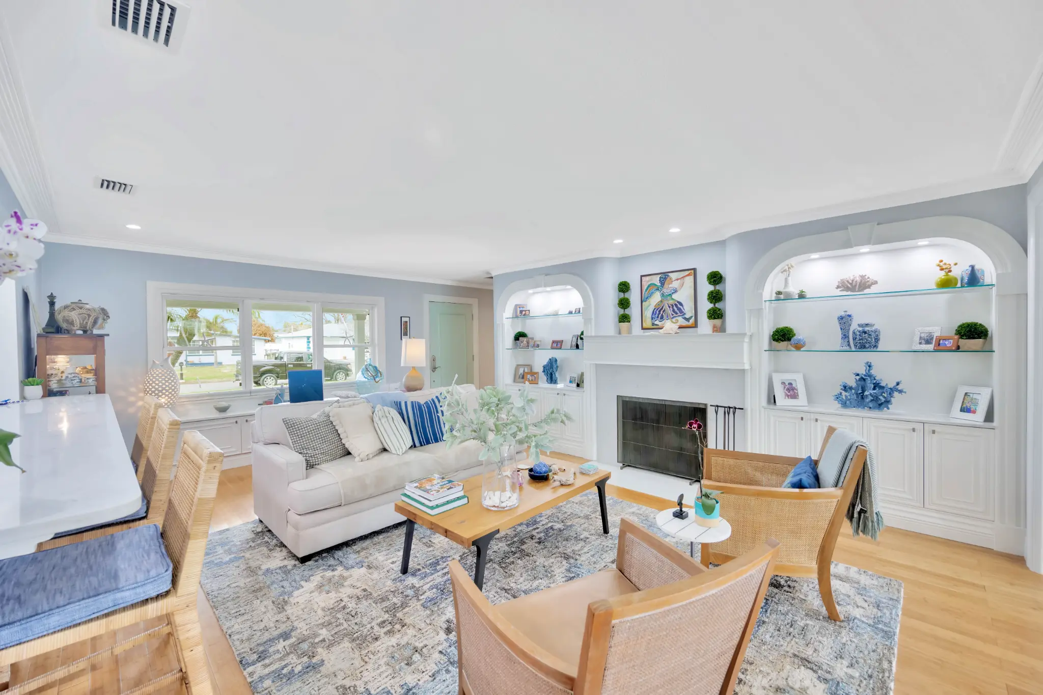 Tampa Bay whole home remodeling — completed covered outdoor kitchen and whole home remodeling project