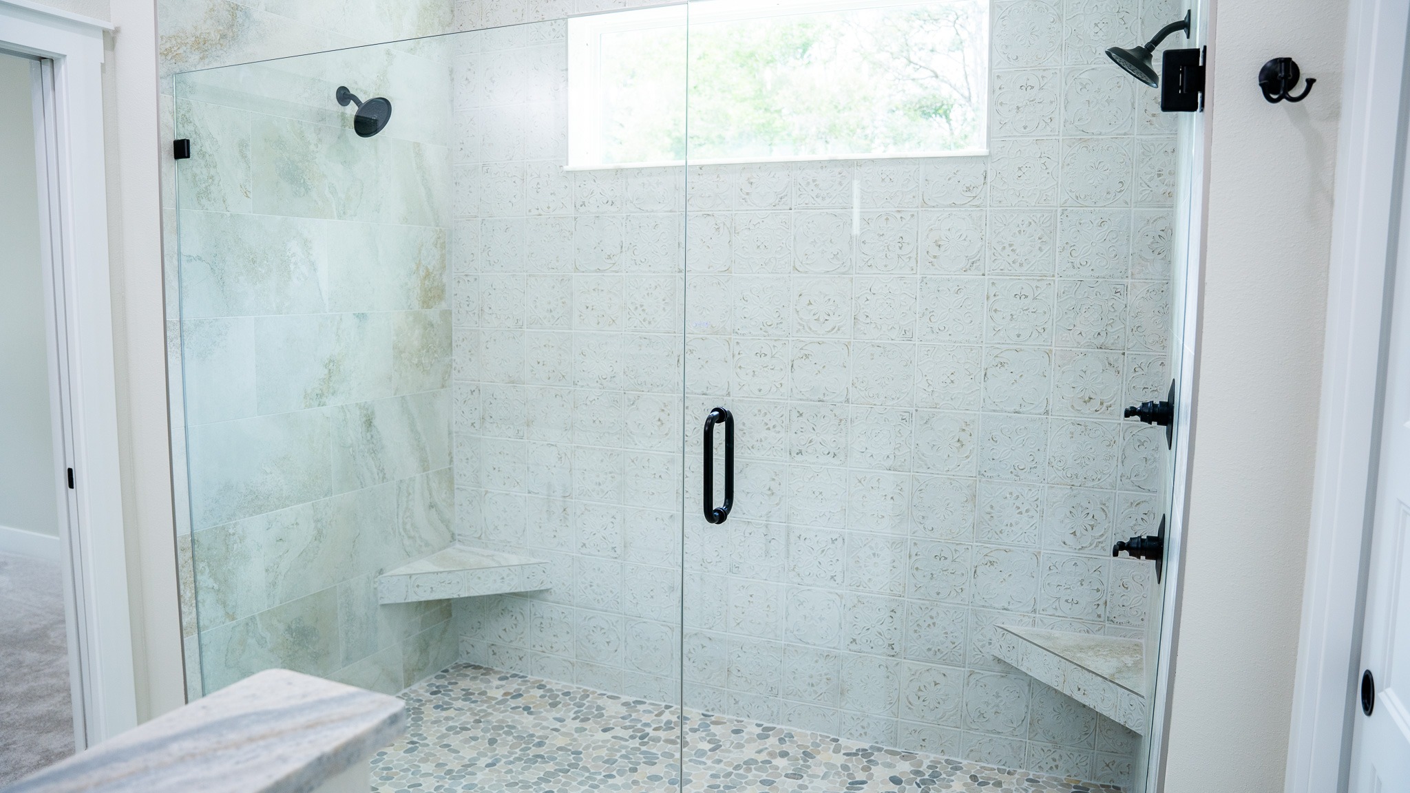 Tampa Bay bathroom remodeling — custom bathroom shower renovation