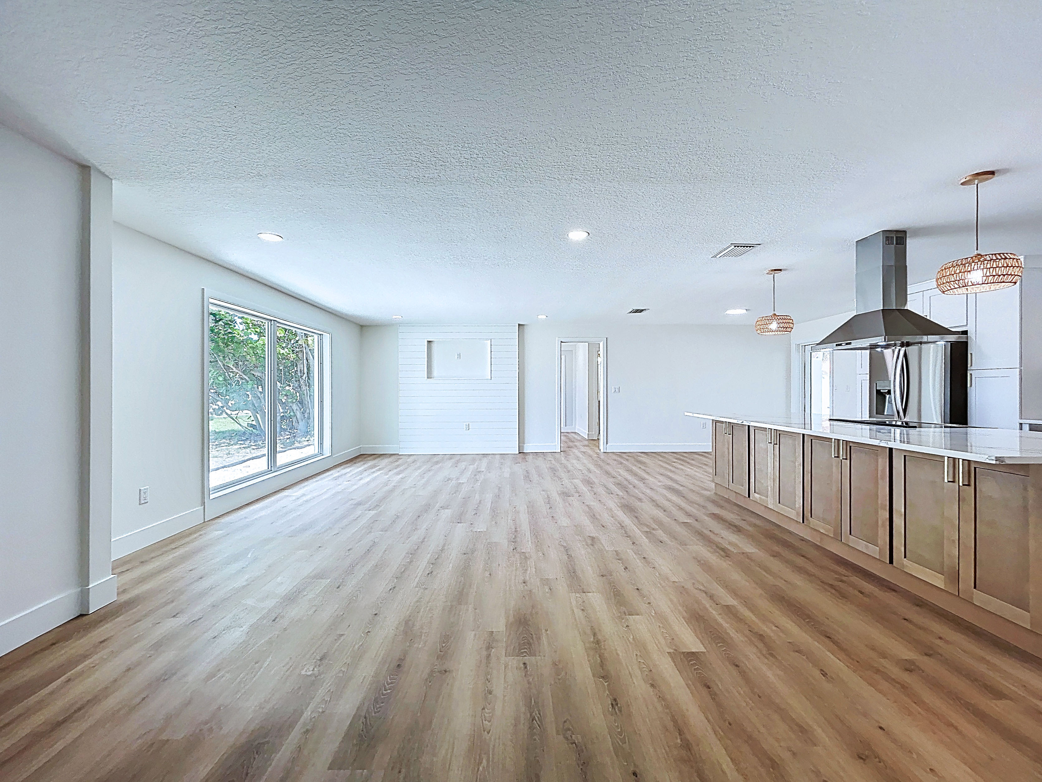 Belleair oak LVP open plan flooring — Tampa Bay