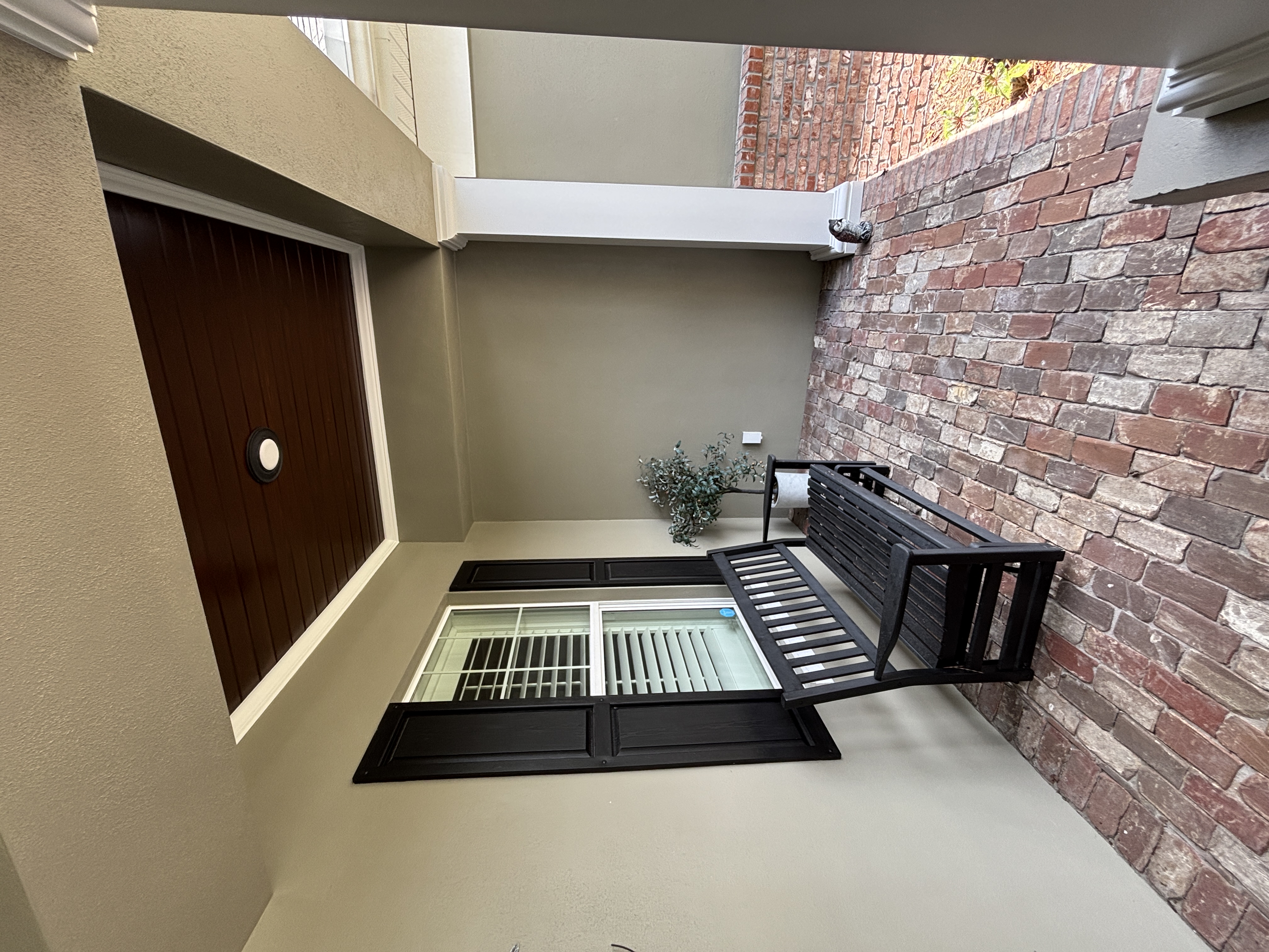 Stained tongue and groove porch ceiling — Tampa Bay