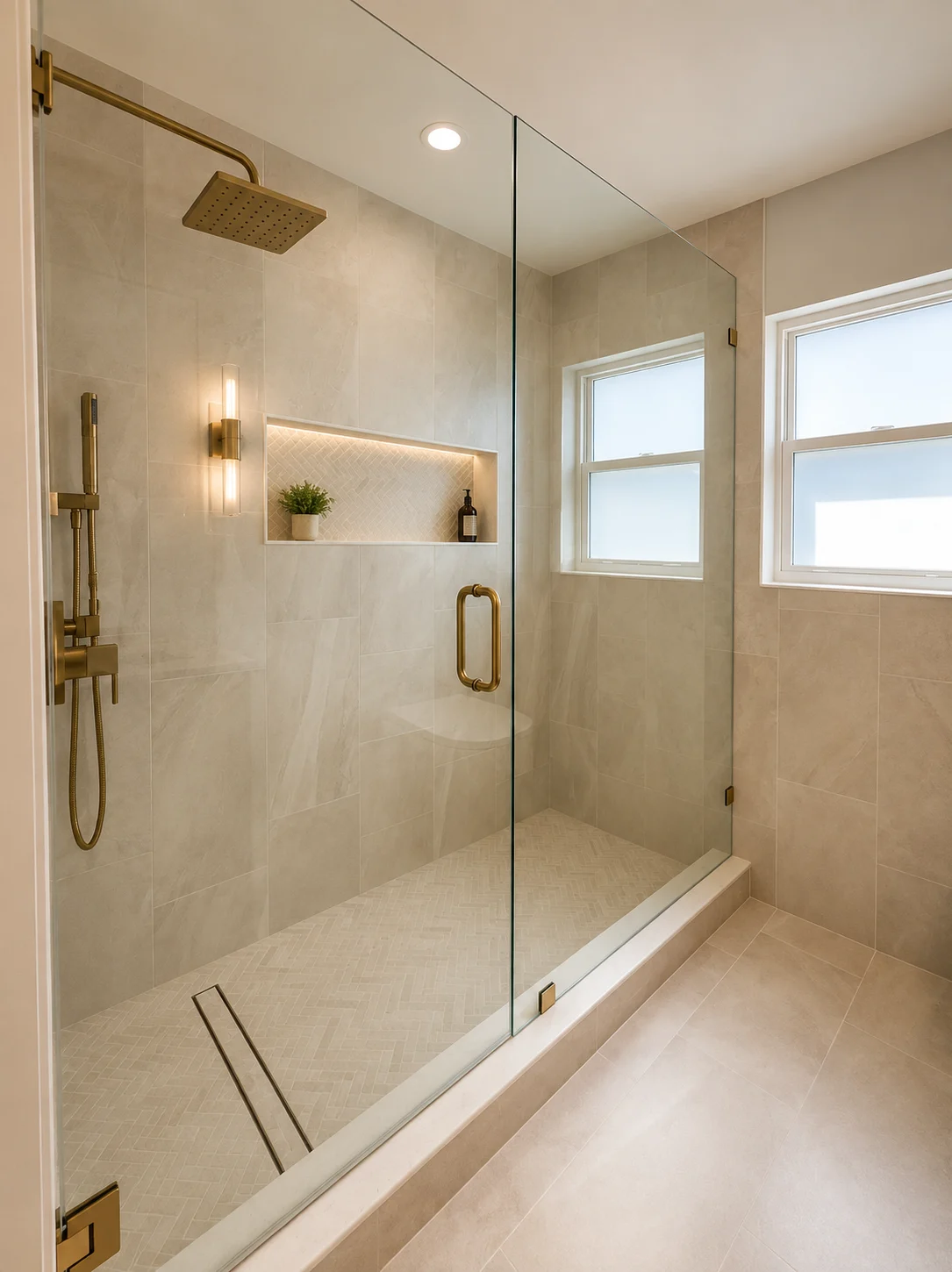 Finished bathroom remodel by Bayshore Remodels in Tampa Bay