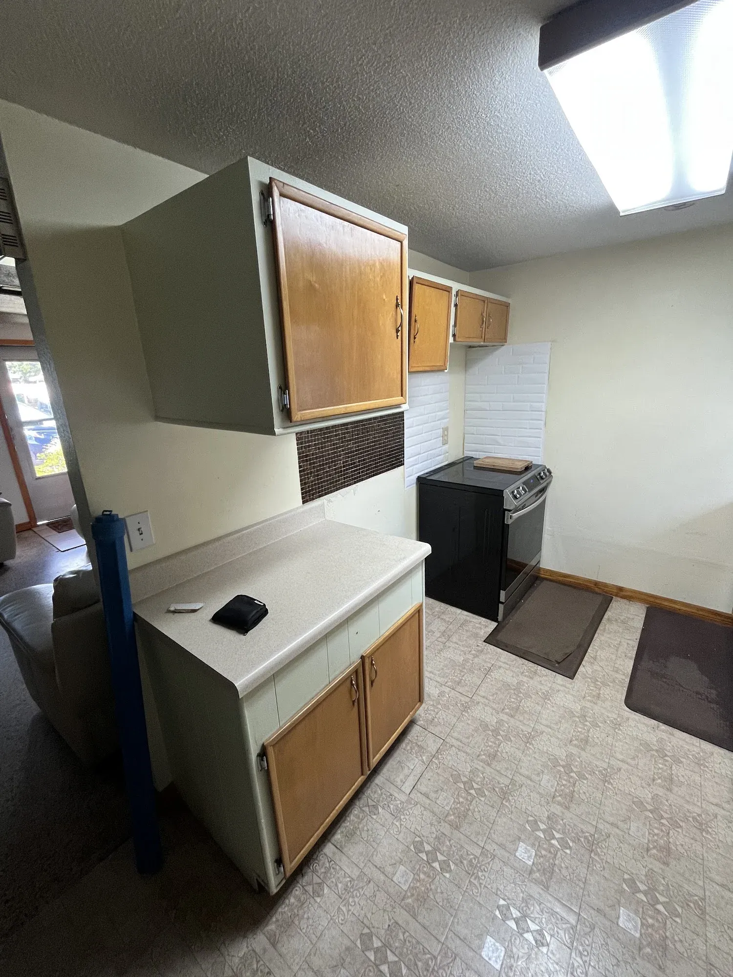 Galley kitchen before the remodel, Tampa Bay